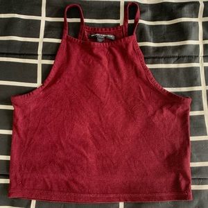 brandy melville maroon tank